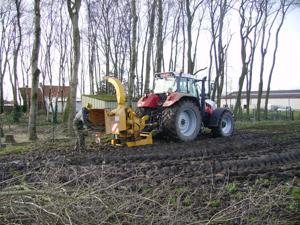 Verhakselen snoeihout